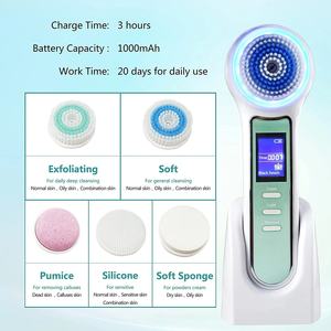 Écran LCD et Brosse nettoyante faciale rechargeable pour le nettoyage en profondeur des pores, aspirateur anti-points noirs - Product Image 6