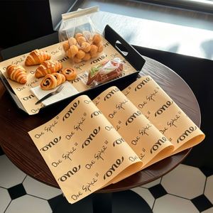 Customized Food Grade Disposable Grease Proof Waterproof Baking <b>Paper</b> Biodegradable Packaging for Bakery Cheese Cakes - Product Image 6