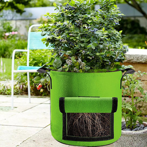 Sac <span class=keywords><strong>de</strong></span> culture réutilisable en non-tissé pour légumes, idéal pour balcon, jardinage urbain, sac <span class=keywords><strong>de</strong></span> culture épaissi et respirant pour patates <span class=keywords><strong>de</strong></span> fenêtre - Product Image 3