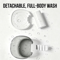 Distributeur d'eau double cycle pour animaux de compagnie, à faible MOQ, avec structure détachable, anti-fuite et débit sécurisé, pour la vente au détail en magasin de matériel pour animaux hors ligne