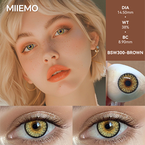 MIIEMO nouvelle mode 14.2 Mm <span class=keywords><strong>lentilles</strong></span> De Contact souples marron violet <span class=keywords><strong>lentilles</strong></span> pour les <span class=keywords><strong>yeux</strong></span> Lentes De Contacto pour la fête - Product Image 1