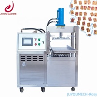 Machine à presser le thé et le sucre semi-automatique JUYOU à moule interchangeable à commande hydraulique avec panneau de commande, machine à mouler les polvorons