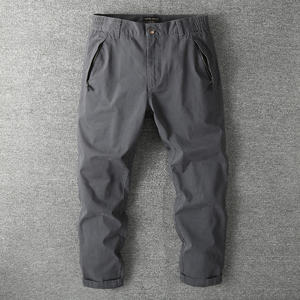 Pantaloni Cargo Larghi da Uomo CRUEL WOLF 100% Cotone Vita Media Pesante con Cerniera in Tessuto Non Tessuto Abbigliamento da Lavoro Autunnale Taglie Forti 6XL - Vendita all'Ingrosso - Product Image 5