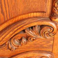 Meubles modernes en bois massif, double bloc de sécurité, extérieur de maison, collection 2020