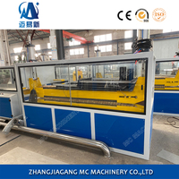 Ligne de production d'extrusion de tuyaux d'évacuation d'eau en PVC, UPVC, CPVC de 75 à 250 mm, machine de fabrication d'extrusion de tubes d'alimentation en eau électrique