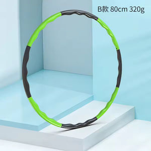 JM2 Venta al por Mayor Aro de <span class=keywords><strong>Hula</strong></span> Profesional de 80cm 90cm, Diseño Suave, Desmontable, con Peso, para Fitness - Product Image 5