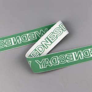Cheap Price Polyester Jacquard <b>Elastic</b> Webbing With Customized Logo <b>Elastic</b> for Garment Accessories Underwear Waist Band <b>Elastic</b> - Product Image 6