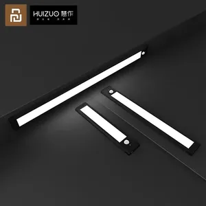 थोक rechargable एलईडी दीपक xiaomi-मूल Youpin HUIZUO प्रेरण रात को प्रकाश एलईडी स्मार्ट मानव गति संवेदक प्रकाश बार रिचार्जेबल कैबिनेट गलियारे दीवार लैंप