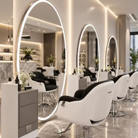Miroir LED intelligent éclairé directement de l'usine, taille personnalisée, anti-buée, pour salle de bain, avec interrupteur tactile, haut-parleur Bluetooth, IP44, CE, RoHS, OEM