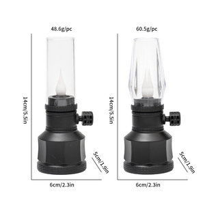 Lanterne LED sans flamme de style <span class=keywords><strong>lampe</strong></span> à pétrole vintage, à piles, avec effet scintillant, pour la décoration de la maison et des festivals - Product Image 6