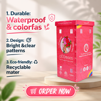 Poubelle de recyclage rose en Corflute 4mm 60L longue durée pour déchets généraux, disponible en gros, OEM, ODM