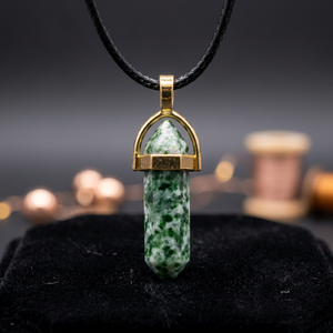 Wholesale Handcrafted Natural <b>Tree</b> Agate Crystal Pencil Pendant Gemstone Home Decor Gift Craft - Product Image 2