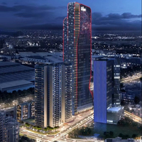 Solution d'éclairage extérieur pour façade murale, luminaire extérieur de conception OEM pour immeuble de bureaux, centre commercial, système d'éclairage