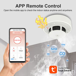 Pour Tuya haute visibilité capteur <span class=keywords><strong>photoélectrique</strong></span> détecteur <span class=keywords><strong>de</strong></span> <span class=keywords><strong>fumée</strong></span> température CO alarme WiFi activé 5 ans d'autonomie <span class=keywords><strong>de</strong></span> la batterie - Product Image 5