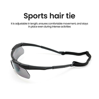 Lunettes tactiques personnalisées avec logo, protection UV400, lunettes de tir, de randonnée, polarisées, anti-buée, lunettes de sport de plein air, jeux CS