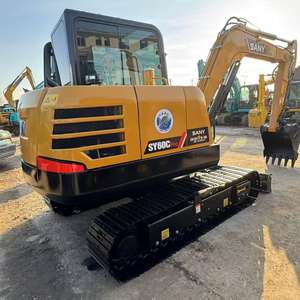 Mini-excavatrice hydraulique d'occasion Sany SY60c Pro de 6 tonnes avec moteur et boîte de vitesses Isuzu, excellent état, en vente à Shanghai - Product Image 5