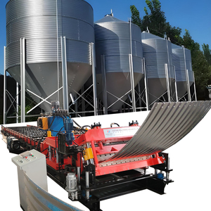Avustralya Popüler Otomatik Çelik Silo Sac Yapma Makinesi Oluklu Kavisli Panel Tahıl Deposu Granary Rulo Şekillendirme Makinesi Fiyatı - Product Image 3