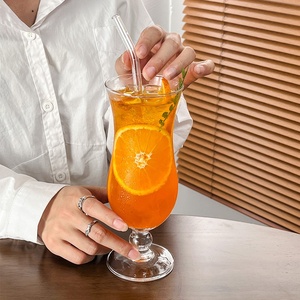 Verres à boisson Hurricane pour célébrités du cybermilieu, verres hauts pour jus, soda, thé aux fruits, <span class=keywords><strong>mojito</strong></span> - Product Image 3
