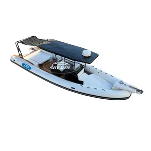 Hedia 9.6m Aluminum Semi-Rigid Luxury RIB 960 Inflatable Boat With Toilet