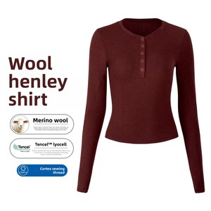 Pull décontracté à manches longues en laine <span class=keywords><strong>Henry</strong></span> 3D, tissu tricoté doux et respirant, coupe ajustée - Product Image 2