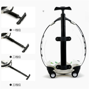 Chariot de transport <span class=keywords><strong>pour</strong></span> animaux de compagnie en plastique portable de luxe, avec roues, transparent, capsule spatiale solide, <span class=keywords><strong>poussette</strong></span> <span class=keywords><strong>pour</strong></span> chien et <span class=keywords><strong>chat</strong></span> <span class=keywords><strong>pour</strong></span> les voyages en plein air - Product Image 4