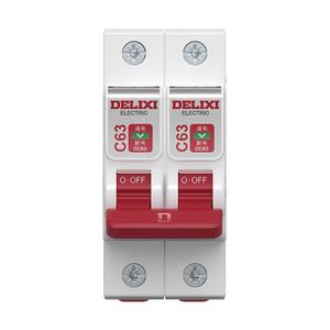 <span class=keywords><strong>Disjoncteur</strong></span> miniature (MCB) Delixi DEB9P électrique AC/DC, capacité de coupure 30 kA, matériau cuivre, montage sur rail DIN pour usage domestique - Product Image 1