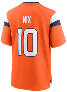 Camisa de Futebol Americano Costurada DEN 2025 Nova Temporada 10 Bo Nix <span class=keywords><strong>2</strong></span> Patrick Surtain II 14 Courtland Sutton 7 John Elway - Product Image 2