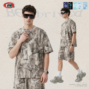 T-shirt Homme Oversize Streetwear Hip Hop Imprimé en Coton 100% de Haute Qualité 240 g/m² - Product Image 2