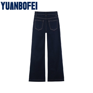 Quần <span class=keywords><strong>jean</strong></span> nữ YUANBOFEI dáng skinny, co giãn, ống thẳng, kiểu <span class=keywords><strong>bootcut</strong></span>, có túi trước, khóa kéo, phong cách thường ngày, dự tiệc mùa hè - Product Image 2