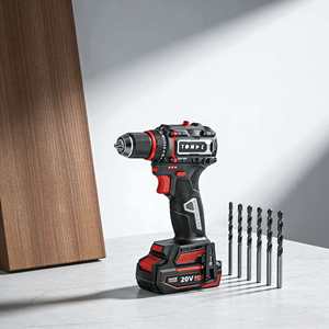 TOMAC 20V Borstelloze Boormachine, 90N.m Hoog Koppel Anti-Twist Veiligheid Accu-gereedschap met 13mm Chuck voor Industrieel gebruik, CE-gecertificeerd - Product Image 2