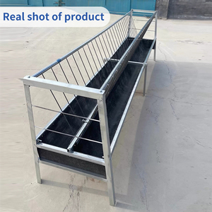 Mangeoire pour moutons de 6,56 pieds, équipement d'élevage, mangeoire pour chèvres et <span class=keywords><strong>chevaux</strong></span> - Product Image 2