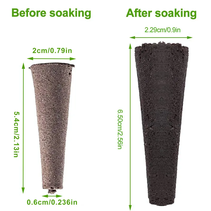 Indoor Root Growth Sponge Hydroponics Gardening System Seed Pods Germination Biodegradable Plant Growing Sponge