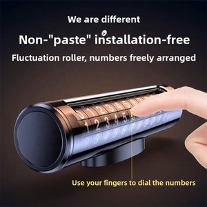 <span class=keywords><strong>Plaque</strong></span> de stationnement mobile 3-en-1 DRC avec marteau brise-vitre de voiture et <span class=keywords><strong>plaque</strong></span> de numéro temporaire rotative – Garantie 1 an - Product Image 4