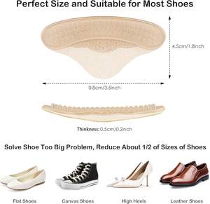 Protector de Talón de Espuma Suave, Insertos Adhesivos Antideslizantes, Reduce la Fricción y las Burbujas por Uso Diario - Product Image 4