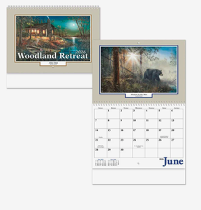 Calendarios <span class=keywords><strong>de</strong></span> Pared Personalizados <span class=keywords><strong>de</strong></span> Alta Calidad para 2027, Diseño Bosque Encantado, con Logotipo Personalizado, Regalo Promocional, Venta al Por Mayor - Product Image 2