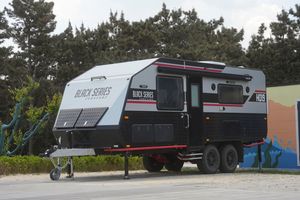 Caravanes de camping luxueuses et confortables de 19 pieds, caravanes mobiles tout-terrain avec four Thetford pour les voyages en famille - Product Image 3