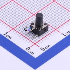 TS-1109G-7026 Tactile Switch Through hole Component (THT) Switch Single Pole Single Throw Round Button 2.6N Right Angle Insert - Product Image 1