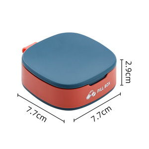 Portable Mini Medical Storage <b>Box</b> Household PP <b>Plastic</b> Travel Medicine <b>Box</b> with Aluminum Rectangle Sealed Silicone Medicine <b>Box</b> - Product Image 5