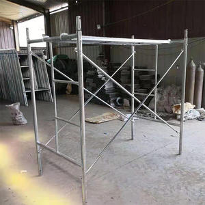 Échafaudage de façade en acier pour travaux de construction, type H, avec échelle traversante, à vendre - Product Image 3