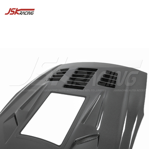 ฝากระโปรงคาร์บอนไฟเบอร์ทรง Jsk-2 สำหรับรถยนต์นิสสัน GTR <span class=keywords><strong>R35</strong></span> ปี 2017-2024 ฝาครอบเครื่องยนต์แบบดัดแปลงและอัพเกรด - Product Image 4