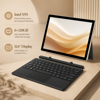 Yeni Fabrika Fiyatı Taşınabilir 11.6 İnç N95 Dört Çekirdekli 3.4Ghz 1280*800IPS Windows 10 Home 6GB+64GB İş Mini Bilgisayar Tablet PC