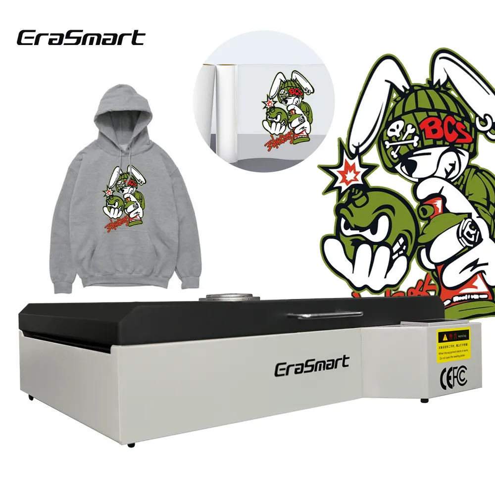 Erasmart DTF Printing A3 PET Film drying Oven Hot Melt Powder Curing Dryer Oven