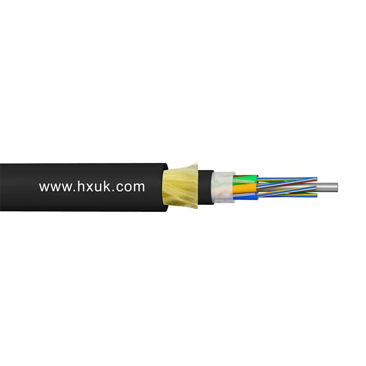 Excellent quality double jacket adss cable outdoor 8 12 24 48 96 128 188 288 core adss fiber cable