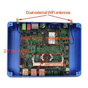 Eglobal giá rẻ nhất không quạt Mini PC Intel <span class=keywords><strong>Core</strong></span> I3-4005U 8 gam DDR3 128 gam SSD Win10 Pro cho nhà văn phòng kiosk sử dụng máy tính để bàn máy tính mini - Product Image 6