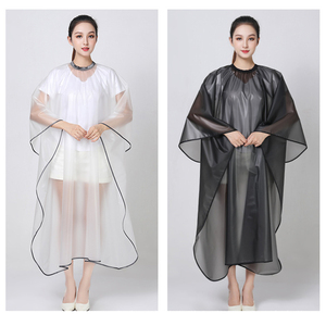 Capa Profesional <span class=keywords><strong>de</strong></span> Peluquería Transparente <span class=keywords><strong>de</strong></span> TPU Impermeable para Teñir, Permanente y Coloración del Cabello, para Salón <span class=keywords><strong>de</strong></span> Belleza y Uso Doméstico - Product Image 4