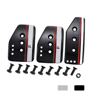 3pcs Pédales d'Accélérateur d'<span class=keywords><strong>Embrayage</strong></span> et de <span class=keywords><strong>Frein</strong></span> Manuelles pour la Plupart des Véhicules Non Universelles - Product Image 1
