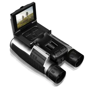 DT40 디지털 망원경 카메라 2.4 인치 스크린 디지털 쌍안 카메라 12x32 디지털 카메라 2.5K HD 시청 조류 스포츠 게임