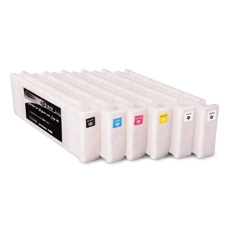 Ocinkjet 700ML T7251-T725A Compatible Ink Cartridge Set Filled With Textile Ink For EPSON SURE COLOR F2000/F2100 F2100 Printers