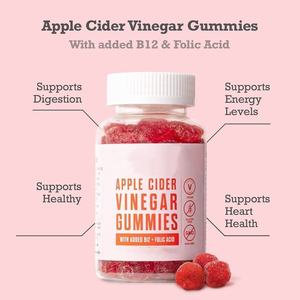 Gomitas de sidra de manzana <span class=keywords><strong>Lobel</strong></span> privado OEM con vitamina B12 ácido fólico ACV gomitas - Product Image 2