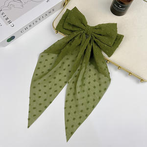 <span class=keywords><strong>PL</strong></span> klip rambut kupu-kupu panjang butik jaring, klip kepala Aksesori pita rambut anak perempuan - Product Image 6